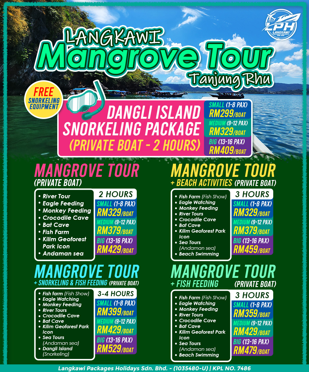 MANGROVE TOUR (PRIVATE BOAT -  TANJUNG RHU)